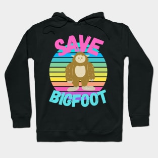 Multicoloured Save Bigfoot Hoodie